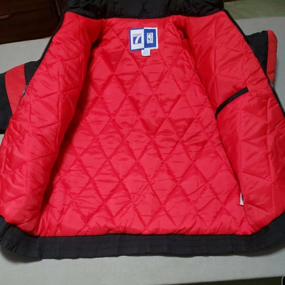 Chicago Bulls NBA Logo 7Full Zip Hooded Men's Size XL Jacket NWT VTG - Picture 9 of 11